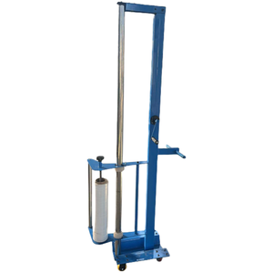 Machine d'emballage manuelle Yunqingtech pour palettes, type chariot, pour cartons, boîtes en bois et coffres métalliques, avec film étirable - Product Image 3