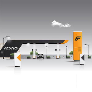 Solución de Señalización <span class=keywords><strong>Digital</strong></span> para Gasolineras MACCAN, Conjunto Completo de Pantalla LED de Precios, Tótem, Kiosco, Sistema de Señalización Publicitaria para Exteriores - Product Image 2