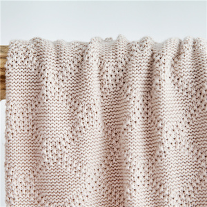 LGT — couverture tricotée léger 100% <span class=keywords><strong>coton</strong></span>, <span class=keywords><strong>Plaid</strong></span> Argyle, pour adultes et enfants, livraison gratuite - Product Image 5