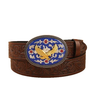 <span class=keywords><strong>Ceinture</strong></span> à boucle thème cheval occidental en alliage lisse, élégante et polyvalente pour le quotidien - Product Image 5