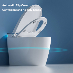 Toilette Intelligente con Bidet Elettrico, WC in Ceramica con Sensore a Pedale e Scarico Automatico - Product Image 3
