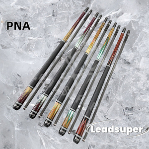 Queue de billard en fibre de carbone de haute technologie Leadsuper série PNA avec fût Ak et embout en bois massif pour le billard chinois à 8 et 9 boules - Product Image 1