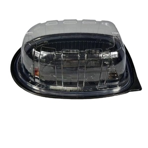 Boîte d'emballage pour poulet rôti, canard, sushi, micro-ondable, à emporter, conteneur en plastique de qualité alimentaire avec gaufrage - Product Image 6
