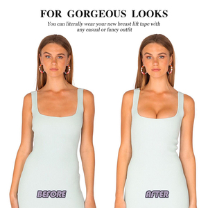 Bande adhésive respirante et transparente pour le lifting des <span class=keywords><strong>seins</strong></span>, soutien-gorge push-up pour poitrine généreuse, bande corporelle invisible médicale et sportive - Product Image 6