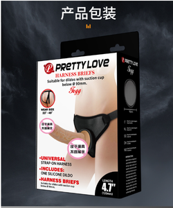 Juguetes Sexuales para Adultos <span class=keywords><strong>Pretty</strong></span> <span class=keywords><strong>Love</strong></span>, Dildo de Silicona Suave con Correa, Ropa Interior Masculina para Hombres Gay, Correa Hueca para Usar en Fantasías Lésbicas - Product Image 1