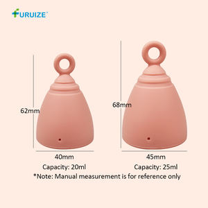 Coupe menstruelle réutilisable Furuize, soins vaginaux pour femmes, 100% silicone médical - Product Image 2