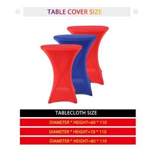 Ensemble de tables de cocktail de haute qualité en gros, logo/texte/motif personnalisable, adapté pour les mariages, les anniversaires, les fêtes - Product Image 2