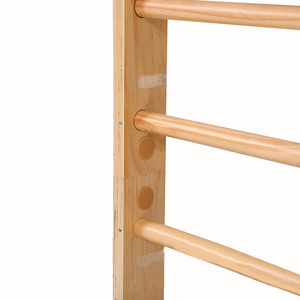 <span class=keywords><strong>Barre</strong></span> de gymnastique murale en bois, échelle suédoise pour la maison, <span class=keywords><strong>barre</strong></span> murale de gymnastique pour étirements et tractions - Product Image 5