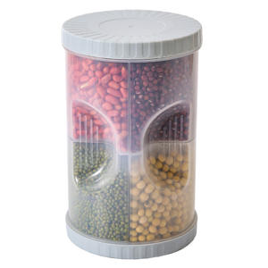 Contenedores de Almacenamiento de Alimentos Herméticos al por Mayor LT003, Recipientes de Plástico para Cereales con Tapas, Organizador de Despensa de Cocina - Product Image 3