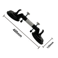 Ventouse double en alliage d'aluminium robuste Zabra BM-067 pour carrelage céramique et usage en construction