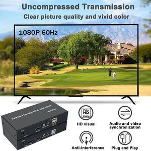 Extenseur KVM Fibre Optique Haute Qualité 20KM sur Fibre Unique <span class=keywords><strong>TX</strong></span> RX avec USB pour PC - Product Image 4