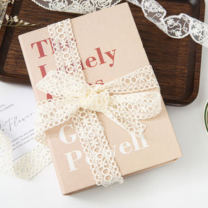 ริบบิ้นลูกไม้โพลีเอสเตอร์แบบกลวงและโบว์ผูกผมสำหรับตกแต่งชุดในงานคริสต์มาส งานแต่งงาน งานวันเกิด และการจัดดอกไม้ - Product Image 6