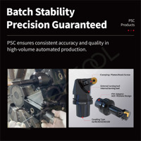 Unité de serrage PSC à commande hydraulique pour refroidissement haute pression, offrant une excellente accessibilité aux outils pour l'usinage en atelier CNC