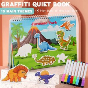 Libro de Actividades Montessori para Niños de 4 a 8 Años, Aprendizaje Preescolar en Casa, Animales, Dinosaurios - Product Image 2