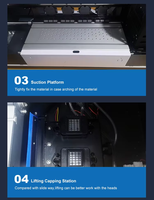 A3 DTF XP600 * 2 двойная печатная машина для футболок 30 см A3 Imprimante с порошковым шейкером Drucker принтер