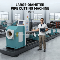 Máquina de Corte de Tuberías CNC de Alta Velocidad para Tuberías Grandes de Acero, Aluminio y PVC con Corte en Bisel y Automatización de Alta Precisión