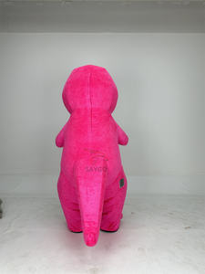 Disfraces de mascota inflables de <span class=keywords><strong>dinosaurio</strong></span> <span class=keywords><strong>Barney</strong></span> de tamaño real para caminar, Cosplay, vestido de fiesta de <span class=keywords><strong>dinosaurio</strong></span> inflable de 2m - Product Image 5