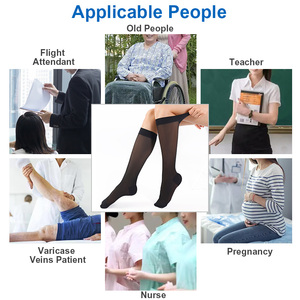 Calcetines de Compresión Transpirables de <span class=keywords><strong>Alta</strong></span> Calidad Marca RR de 15-20 mmHg para el Cuidado de la Salud y la Presurización de Piernas - Product Image 4