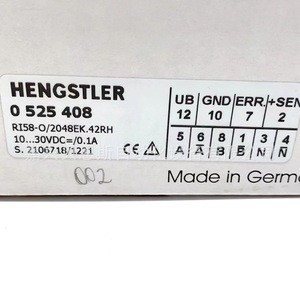 Hengstler Rotary Encoder RI58-<b>D</b>/400ED.32KB 58mm Incremental Terminal Block Made In Germany - Product Image 1