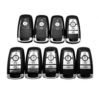 Coque de clé de remplacement pour télécommande de voiture à 3/4/5 boutons pour Ford Fusion Explorer Edge F-150 Raptor Escape 2017-2025