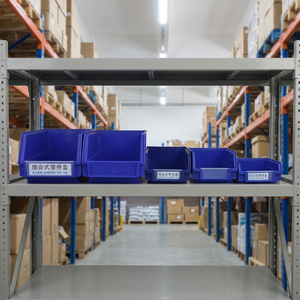 Bac <span class=keywords><strong>de</strong></span> stockage industriel en plastique empilable et emboîtable pour entrepôt, petites pièces, outils, <span class=keywords><strong>vis</strong></span> et composants - Product Image 1