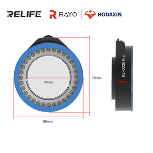 Lampada ad Anello Polarizzata Anti-riflesso RELIFE RL-033E Pro con Luminosità Regolabile, Luce Compatta per Espandere lo Spazio di Lavoro - Product Image 4