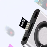 Dispositif d'écoute musicale exclusif aux étudiants-MP3 Wkman. Lecteur de musique de sport portable en métal miniature pour garçons et filles