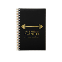 Carnet de notes personnalisé pour le fitness, l'entraînement quotidien et les soins personnels