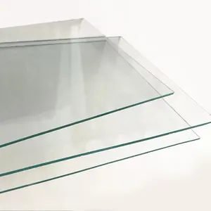 Vidro de construção Vidro temperado transparente de 2 mm a 12 mm com baixo teor de ferro vidro temperado ultra transparente