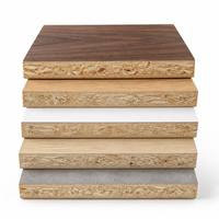 Panneau OSB mélaminé texturé à haute densité, durable et écologique, pour armoire de construction, prix usine