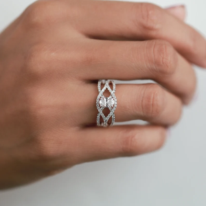 Lab Created Diamond <b>Ring</b> With Twisted <b>Band</b> Oval Cut Eco Friendly Solitaire Unique Lab Grown Certified Engagement <b>Ring</b> Jewelry - Product Image 6