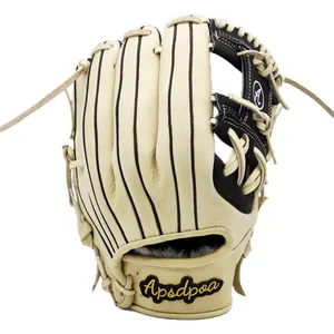 Professional Factory Made Real Leather Best Japanese Baseball Fielding Gloves For Youth