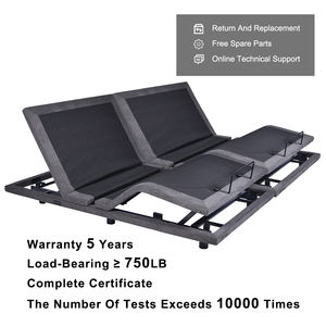 Регулируемая кровать Tecforcare Split <span class=keywords><strong>King</strong></span> Size с матрасом, беспроводным управлением для пар, электрическая умная складная кровать-основание для отелей - Product Image 4