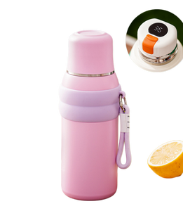 Nouvelle Bouteille d'Eau Isotherme en Acier Inoxydable pour Enfants, avec Paille et Sangle, Motif Mignon, Idéale comme Cadeau d'Affaires - Product Image 4