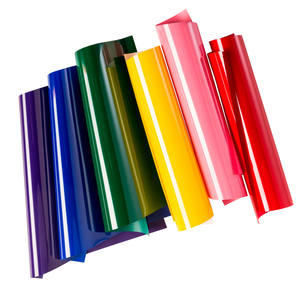 Rollos de Vinilo Termotransferible Hot Peel 12x12, Láminas de PVC y PU Estilo HTV, Material Apto para Altas Temperaturas para Diseño de Camisetas con <span class=keywords><strong>Cricut</strong></span> - Product Image 1