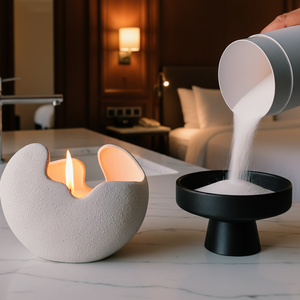 Fabbrica Vende Cera Sabbia Perlata per Candele con Confezione Logo Personalizzata, Candele in Cera Sabbia a Base Vegetale - Product Image 2