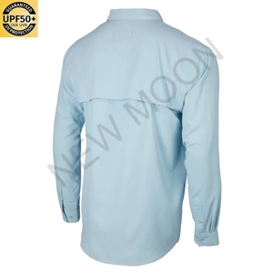 Customized Fishing Long Sleeve Button Fishing Shirt Sun Protection Men's Sportswear Outdoor Fishing Clothes - Product Image 6