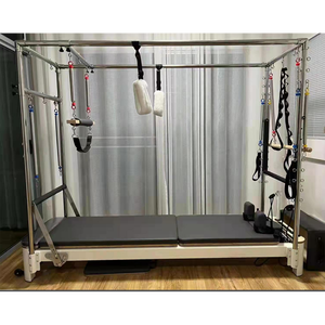 Studio y Personal Aluminio Pilates Reformer Incluye Sentado Box Extender Correas <span class=keywords><strong>de</strong></span> bucle doble - Product Image 1