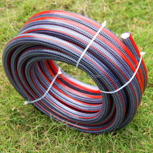 Tuyau d'arrosage <span class=keywords><strong>anti</strong></span>-pliage Tuyau d'arrosage en fibre de PVC Tuyau d'arrosage résistant à la torsion Tuyau de pulvérisation d'eau Tuyau coloré d'irrigation - Product Image 3