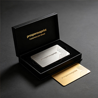 Boîte à cartes VIP de luxe noire, emballage pour cartes de crédit VIP, emballage pour cartes de visite, boîtes cadeaux