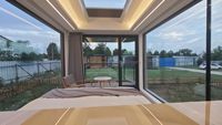 Villa préfabriquée mobile de luxe anti-sismique, maison capsule imperméable, hôtel, cabine préfabriquée isolée, pod de couchage