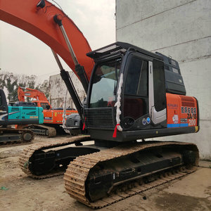รถขุดไฮดรอลิก100% ใช้แล้วรถขุดไฮดรอลิก HITACHI ZX200 zx200 20ตัน zaxis 200ใช้งานหนัก - Product Image 3