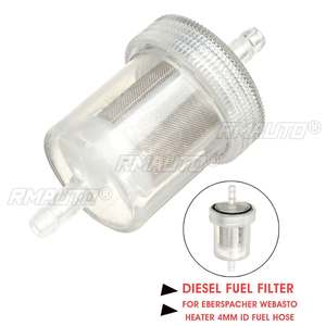 2/4 piezas Filtro de combustible en línea de 4 mm para calentadores diésel de caravana RV, para calentadores de estacionamiento diésel Webasto Eberspacher - Product Image 1