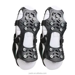 Stijgijzers Voor Schoenen Tractie Schoenplaten Ijssneeuwgrepen Met 11 Roestvrijstalen Spikes Schoentjes Anti - Slip Laarzen Spikes