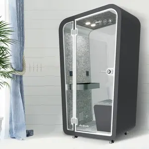 Y Mini Soundproof Booth Differ Telephone Room Private Talking Calling Cabin Movable Working Pod Reading Studio Silence Cube