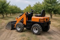 Chargeuse frontale électrique de 0,5 tonne, chargeuse-pelleteuse, chargeuse sur roues, godet frontal standard, chargeuse articulée compacte