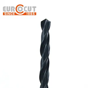 EUROCUT HSS 4341 Din 338 forets ronds noirs torsadés entièrement rectifiés pour bois Pvc et métal