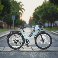 Vélo électrique pliable Win Rider avec moteur 400w, batterie 36v, 7 vitesses, design électronique pour un rangement et un transport faciles