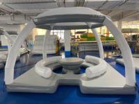 Île flottante gonflable pour plage et lac à prix avantageux, avec PVC de qualité commerciale pour usage familial