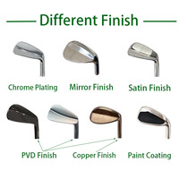 Putter de Golf de Acero Inoxidable con Torque Cero, Logotipo Personalizado, Cara Fresada, para Diestros